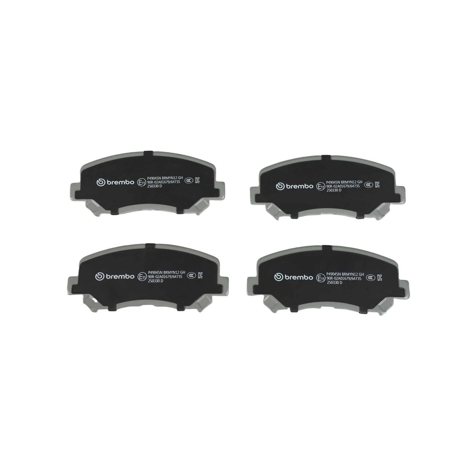 PRIME Ceramic Front Disc Brake Pad Set - P49045N_02