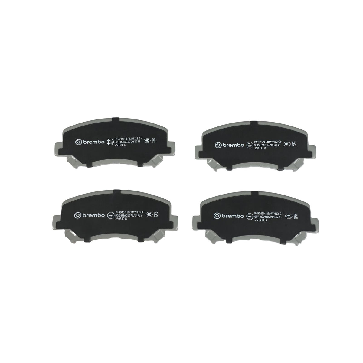 PRIME Ceramic Front Disc Brake Pad Set - P49045N_02