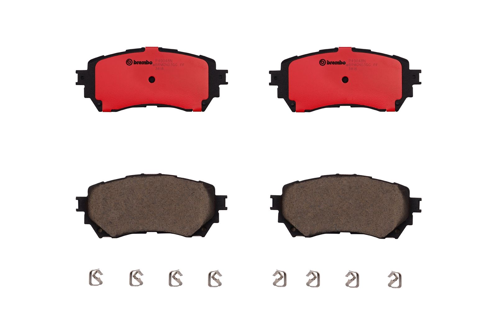 PRIME Ceramic Front Disc Brake Pad Set - P49048N_01