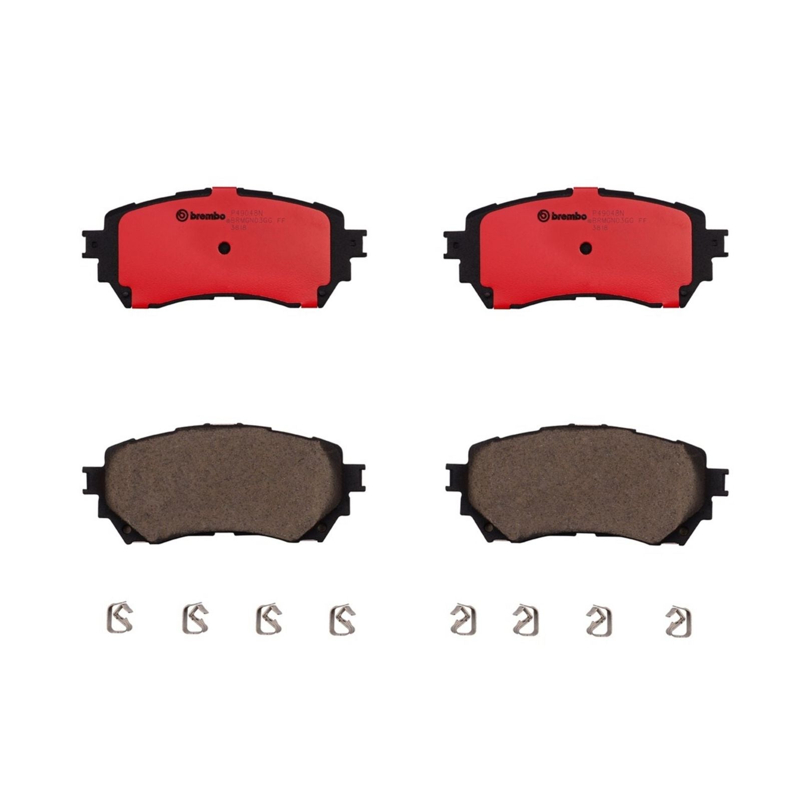 PRIME Ceramic Front Disc Brake Pad Set - P49048N_01