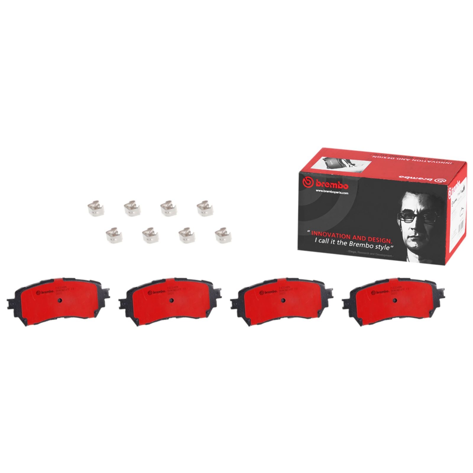 PRIME Ceramic Front Disc Brake Pad Set - P49048N_02