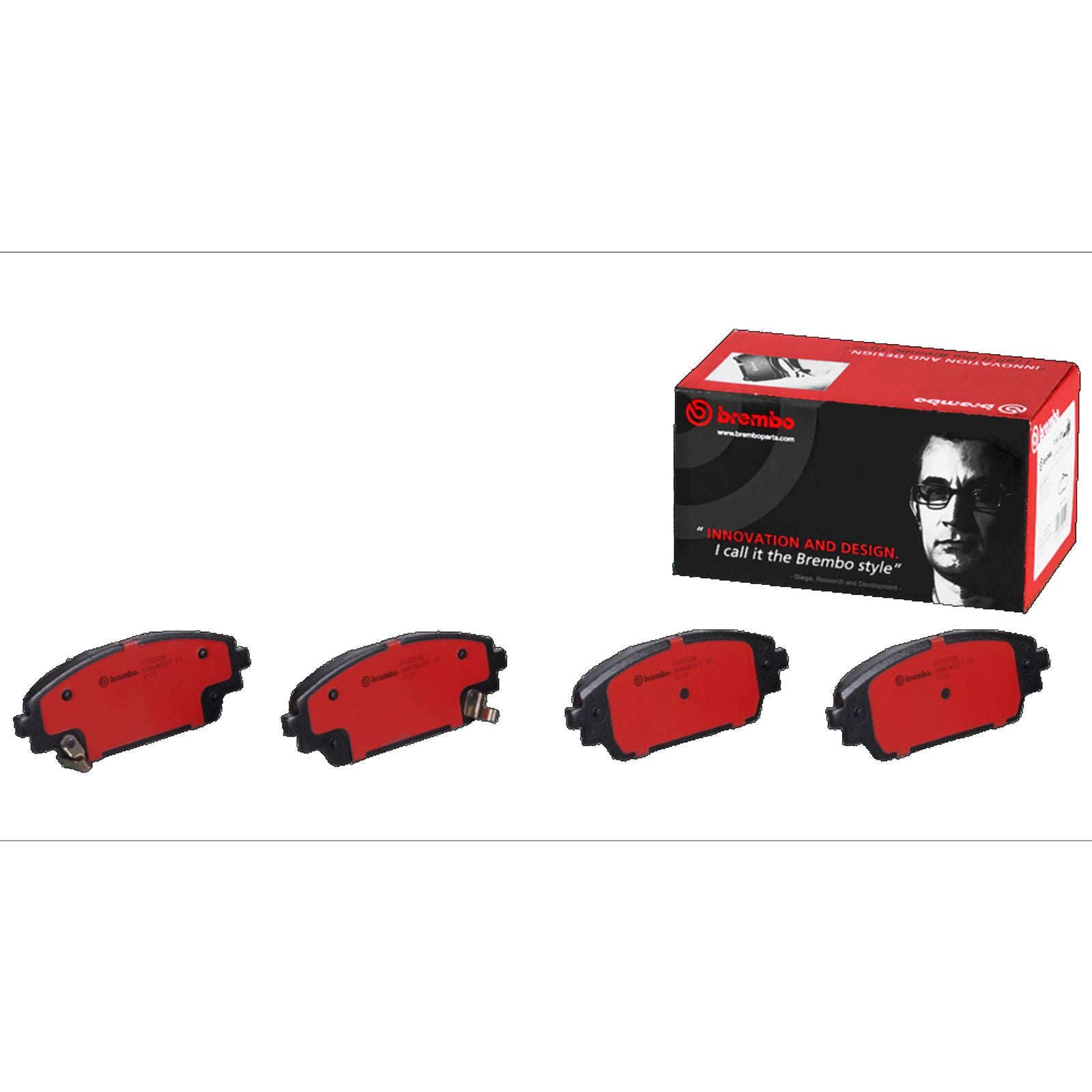 PRIME Ceramic Front Disc Brake Pad Set - P49050N_02