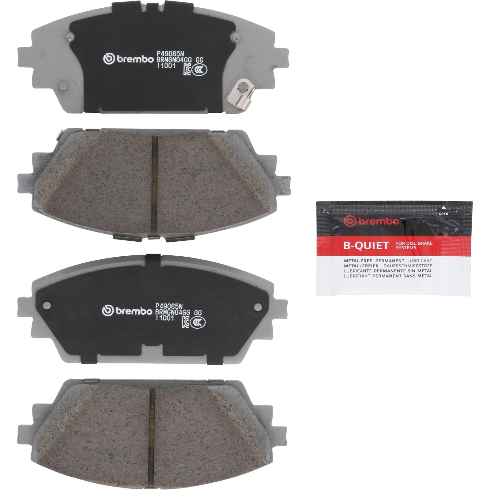 PRIME Ceramic Front Disc Brake Pad Set - P49065N_02