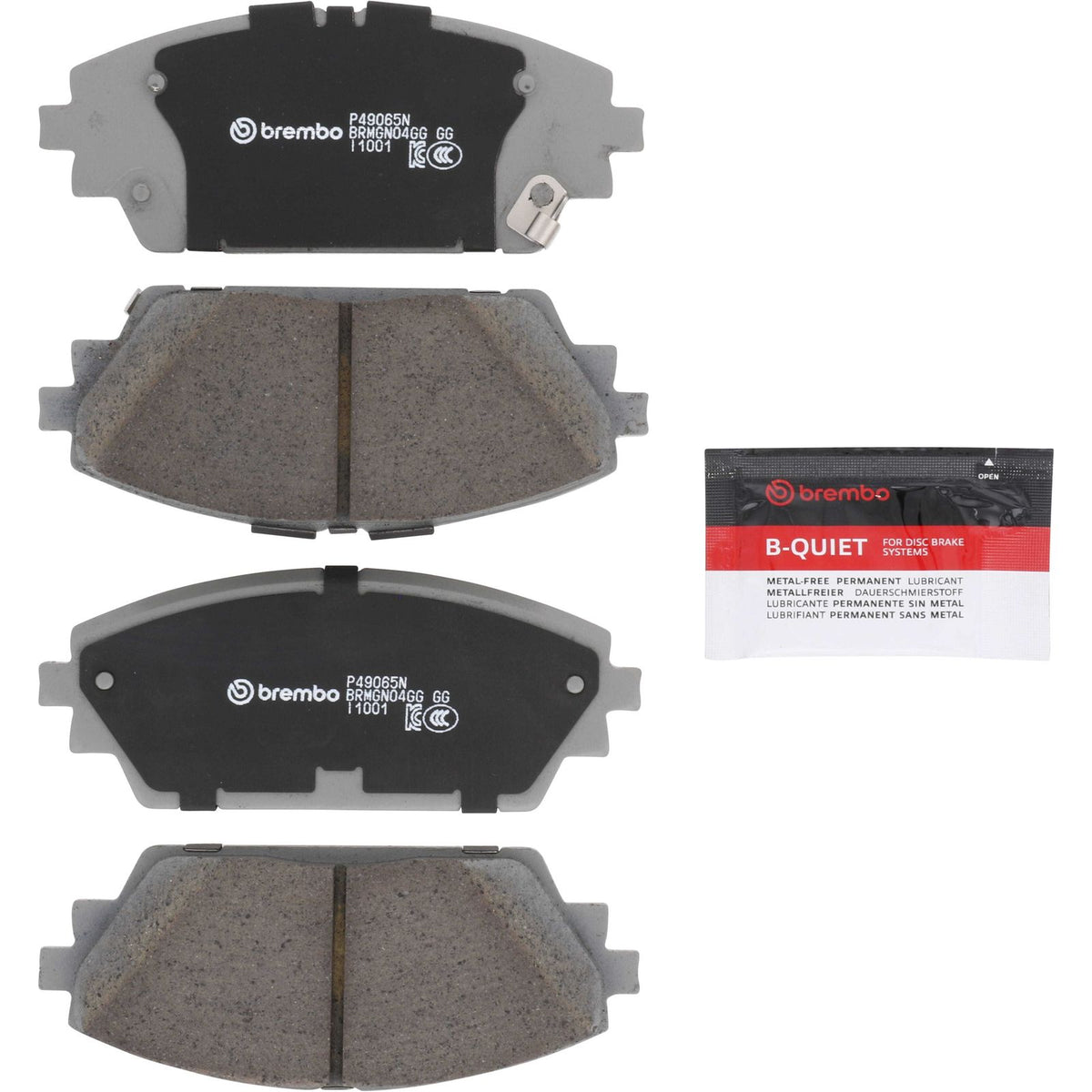PRIME Ceramic Front Disc Brake Pad Set - P49065N_02