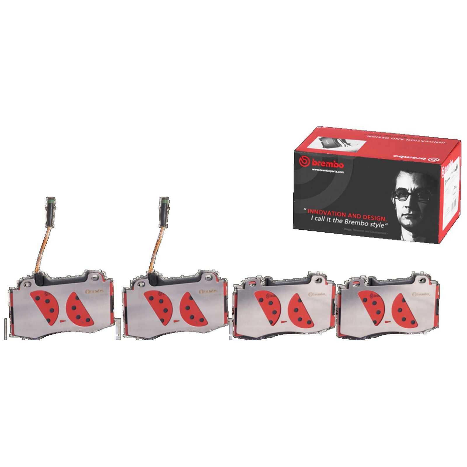 PRIME Ceramic Front Disc Brake Pad Set - P50041N_02