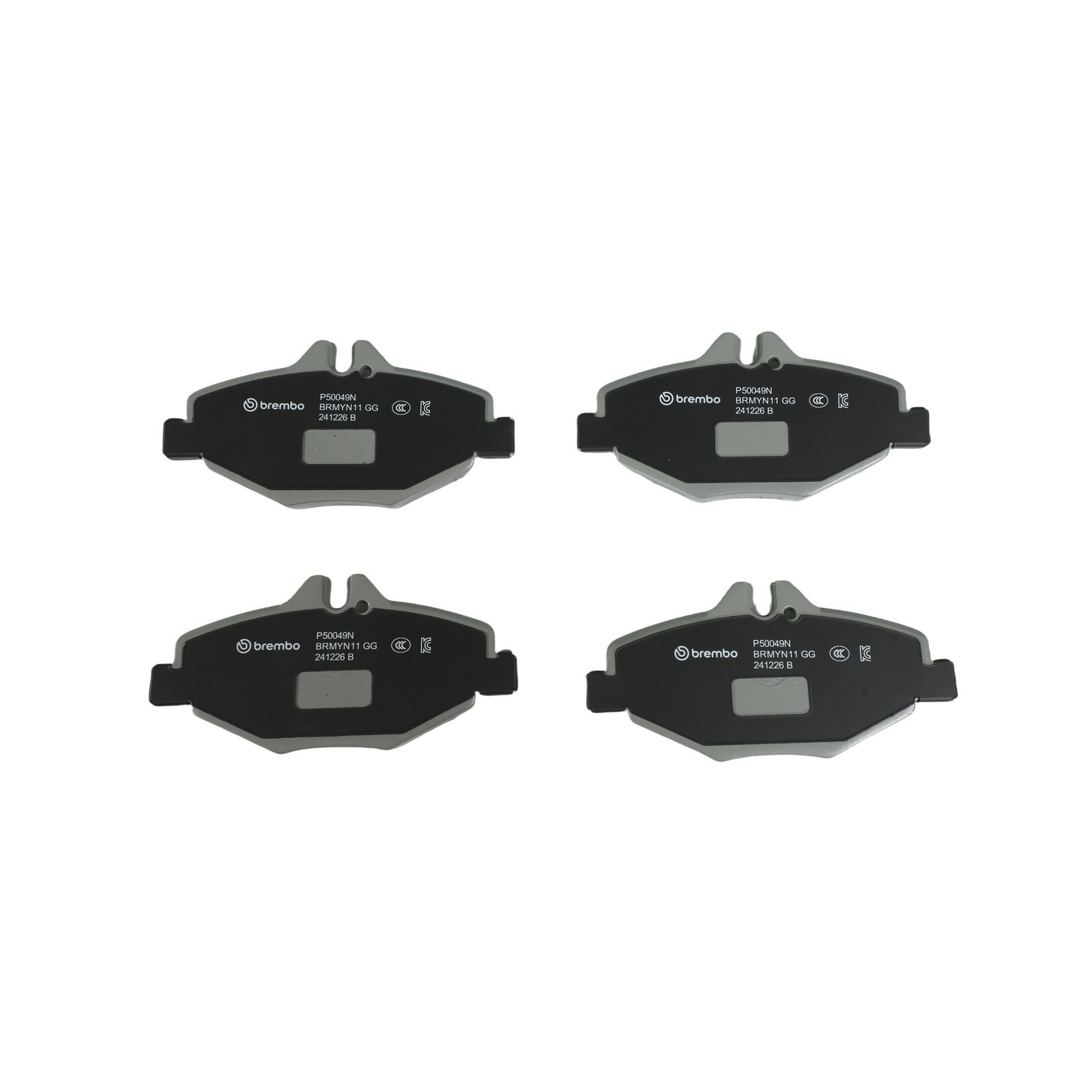 PRIME Ceramic Front Disc Brake Pad Set - P50049N_02