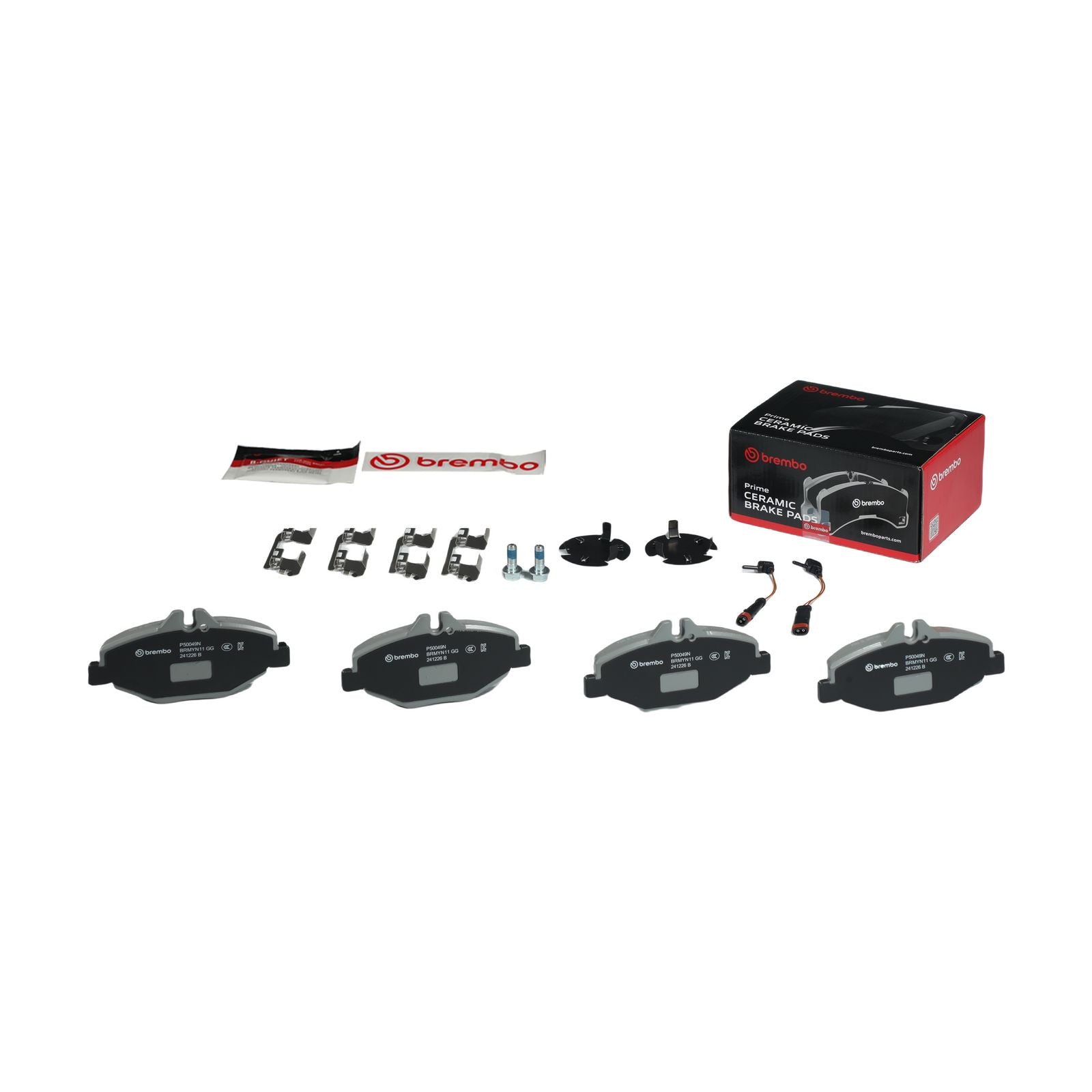 PRIME Ceramic Front Disc Brake Pad Set - P50049N_03