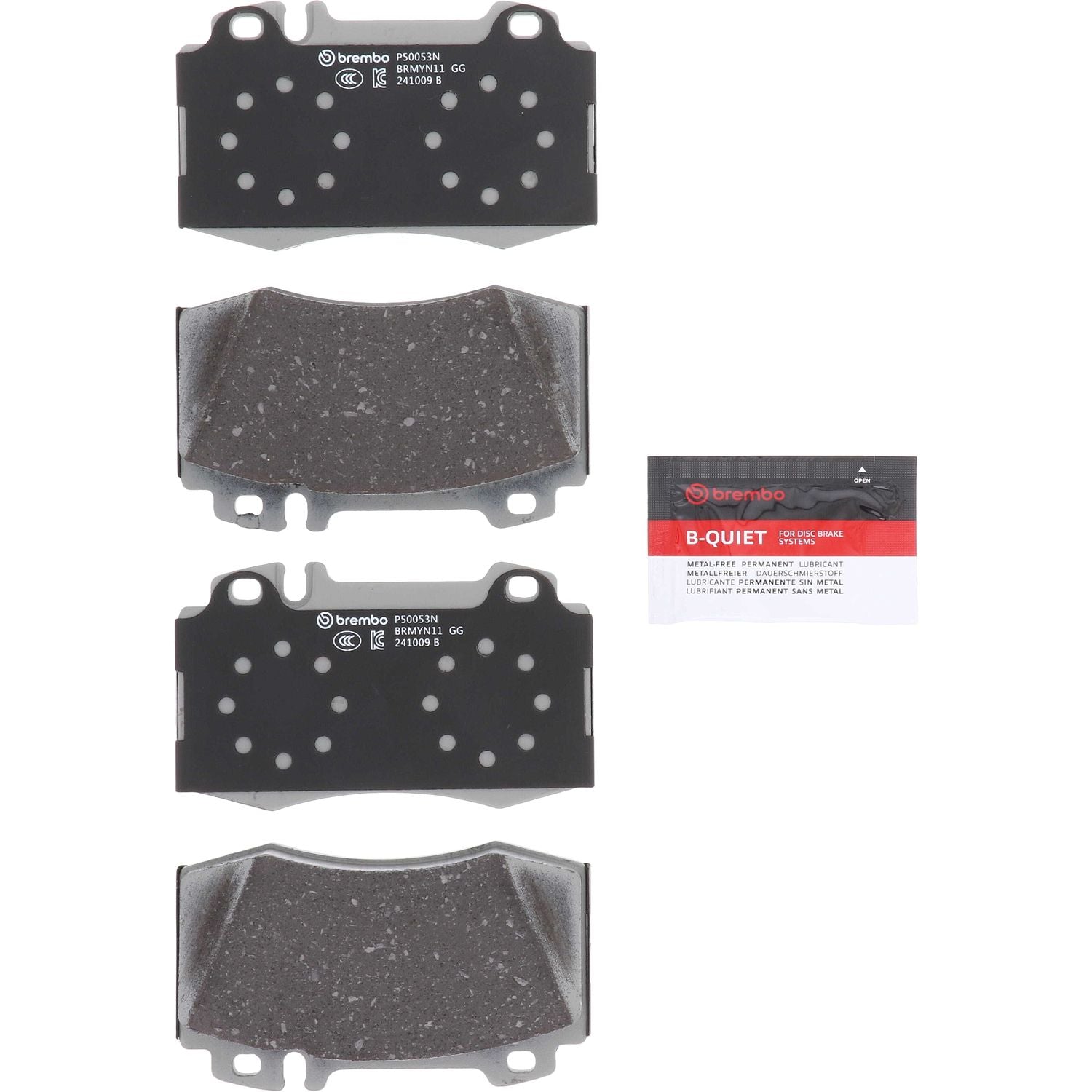 PRIME Ceramic Front Disc Brake Pad Set - P50053N_02