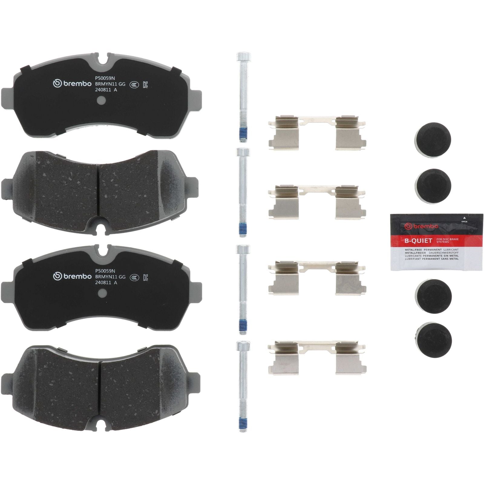 PRIME Ceramic Front Disc Brake Pad Set - P50059N_02