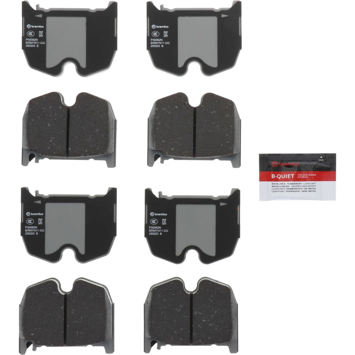 PRIME Ceramic Front Disc Brake Pad Set - P50062N_02