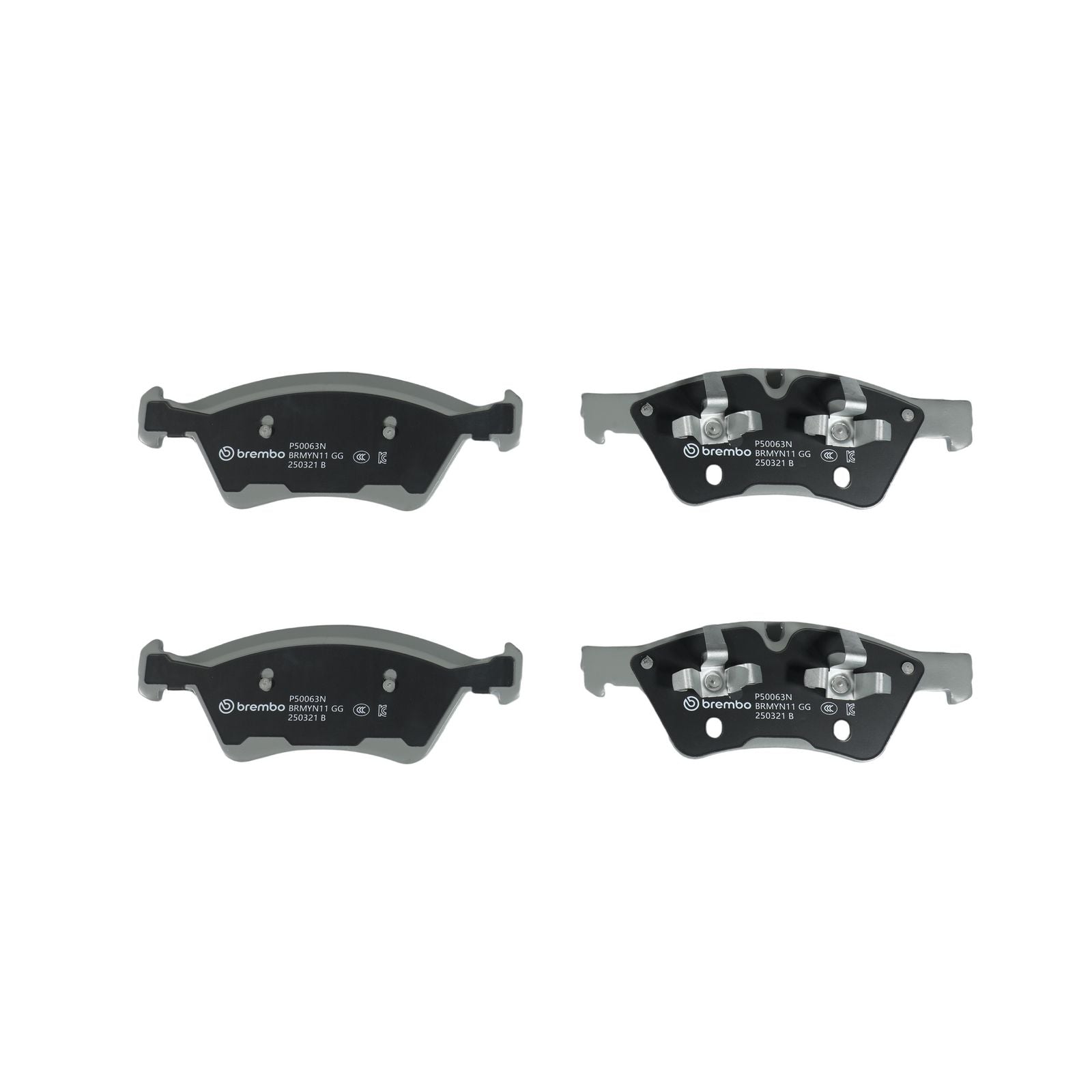 PRIME Ceramic Front Disc Brake Pad Set - P50063N_02