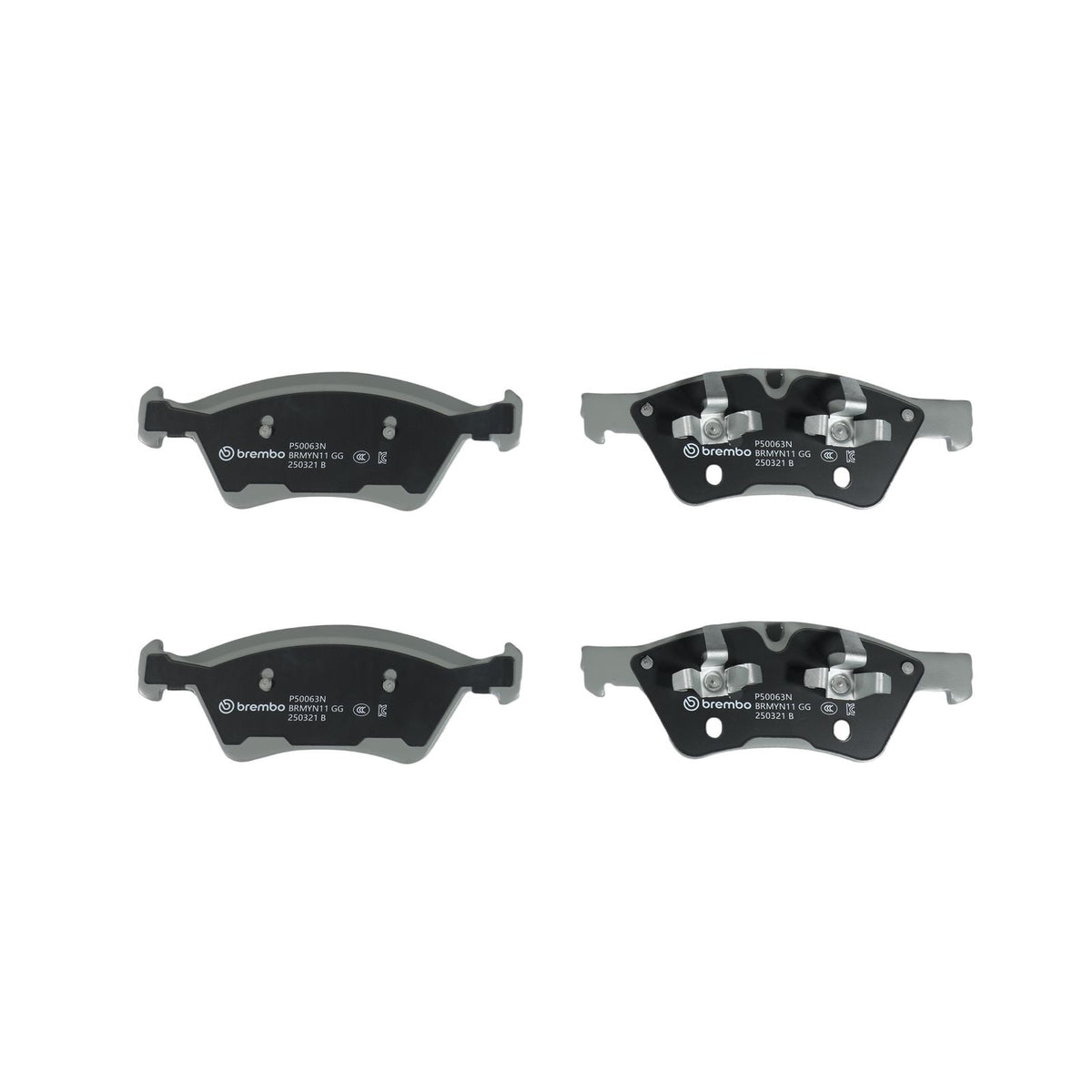 PRIME Ceramic Front Disc Brake Pad Set - P50063N_02