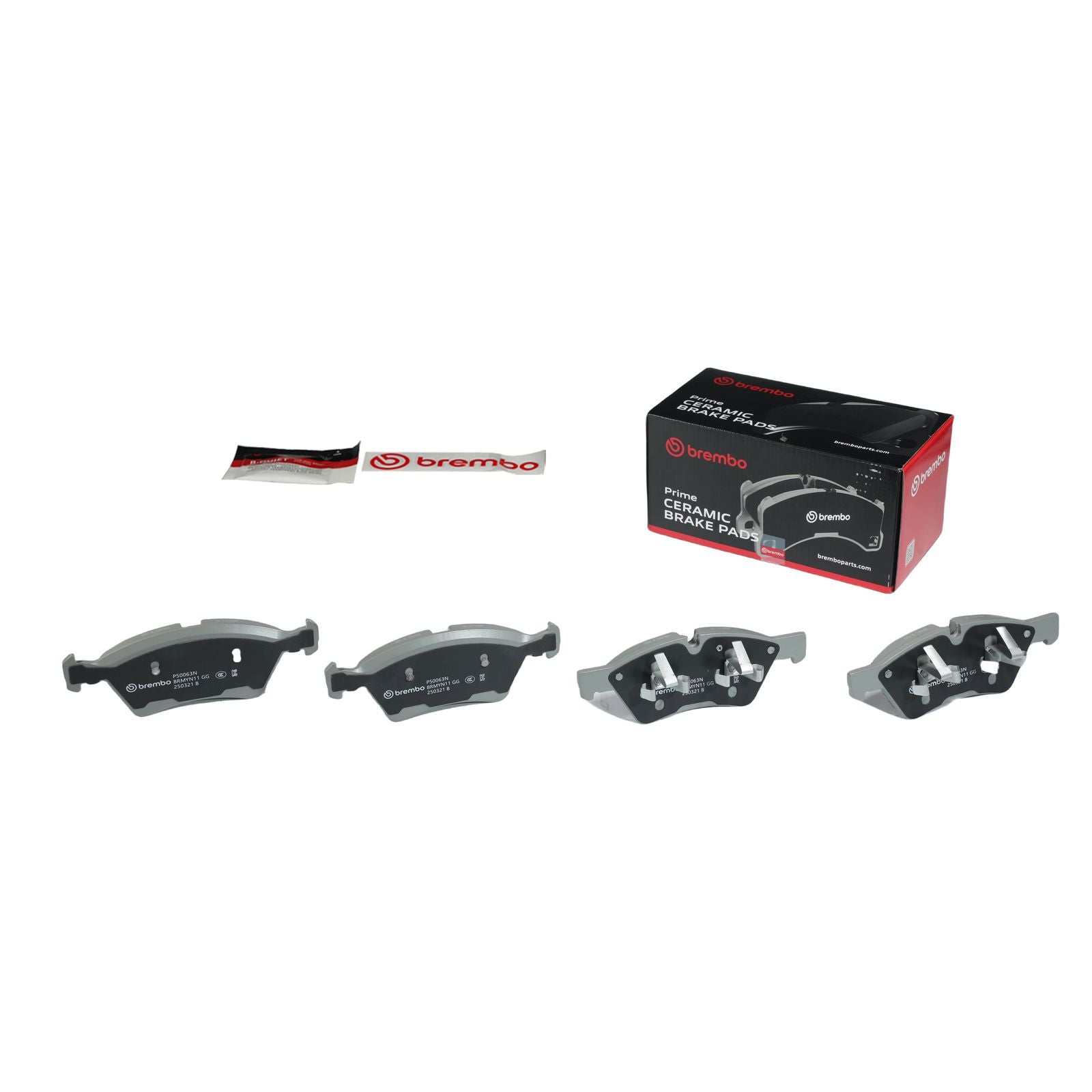 PRIME Ceramic Front Disc Brake Pad Set - P50063N_03