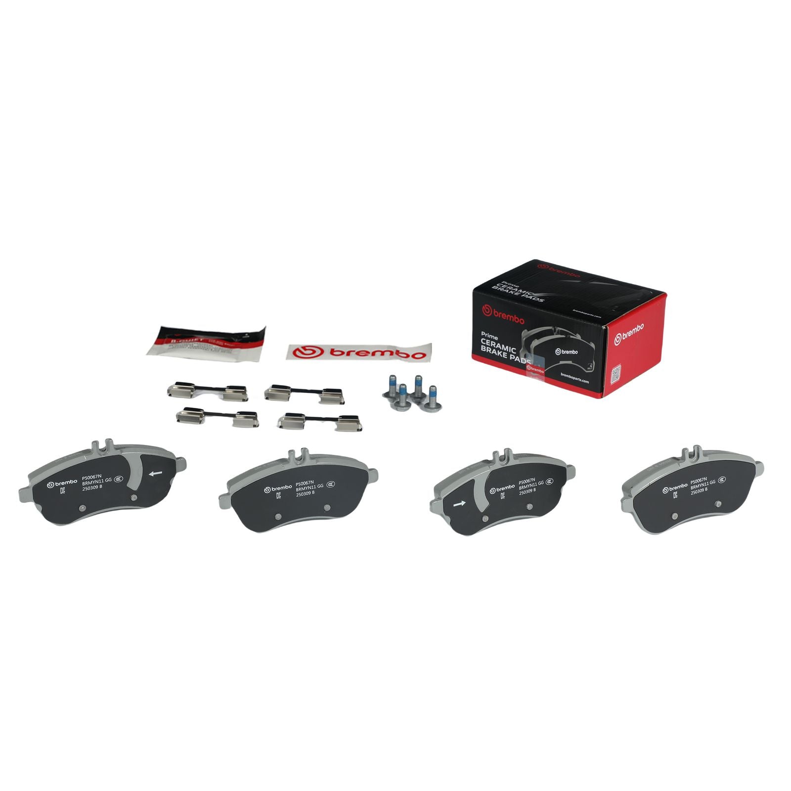 PRIME Ceramic Front Disc Brake Pad Set - P50067N_02