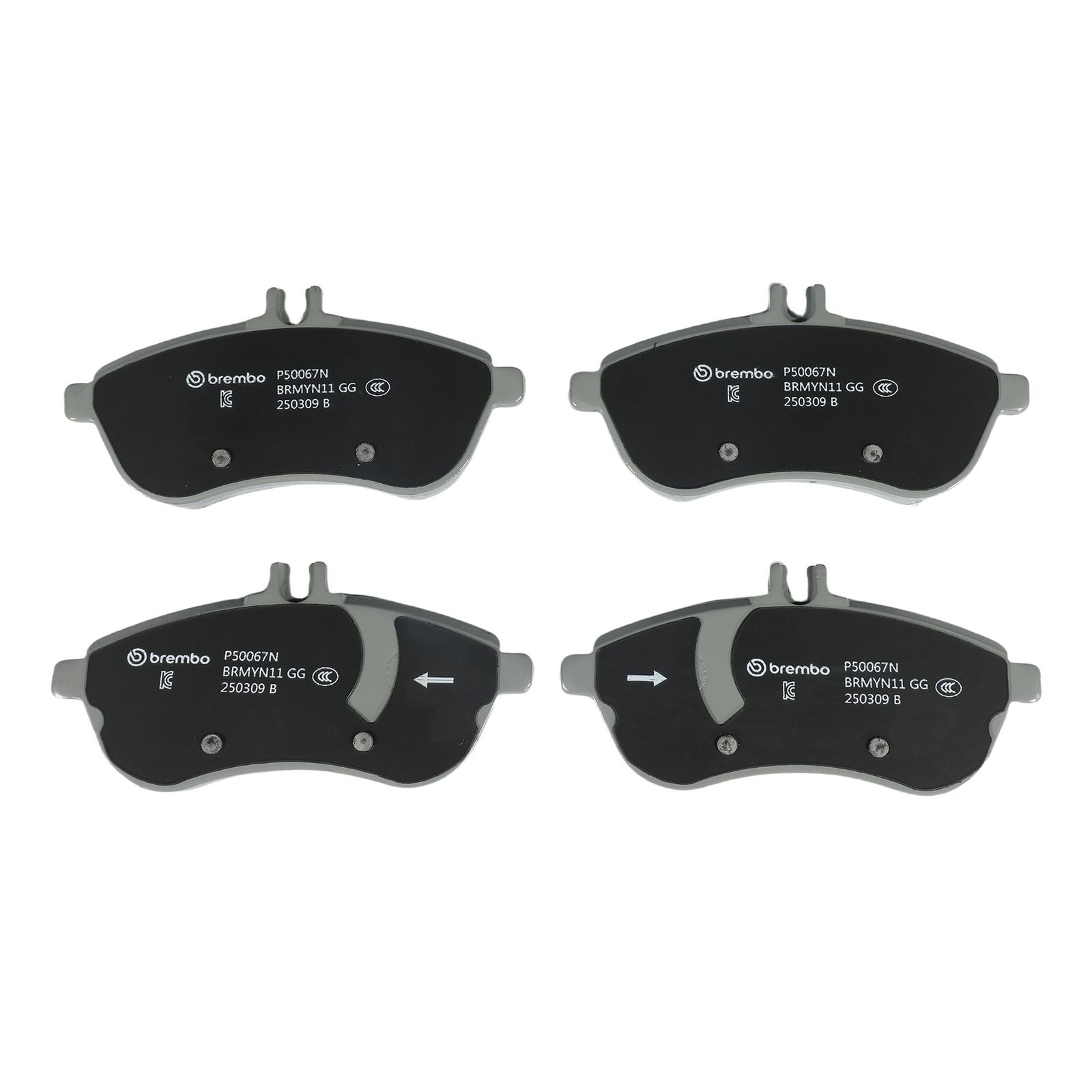 PRIME Ceramic Front Disc Brake Pad Set - P50067N_03