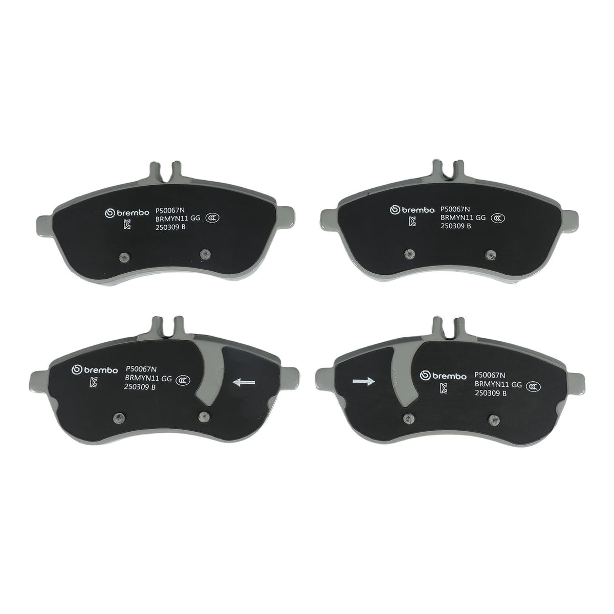 PRIME Ceramic Front Disc Brake Pad Set - P50067N_03