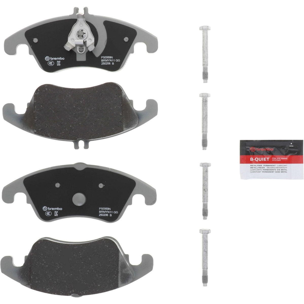 PRIME Ceramic Front Disc Brake Pad Set - P50069N_02