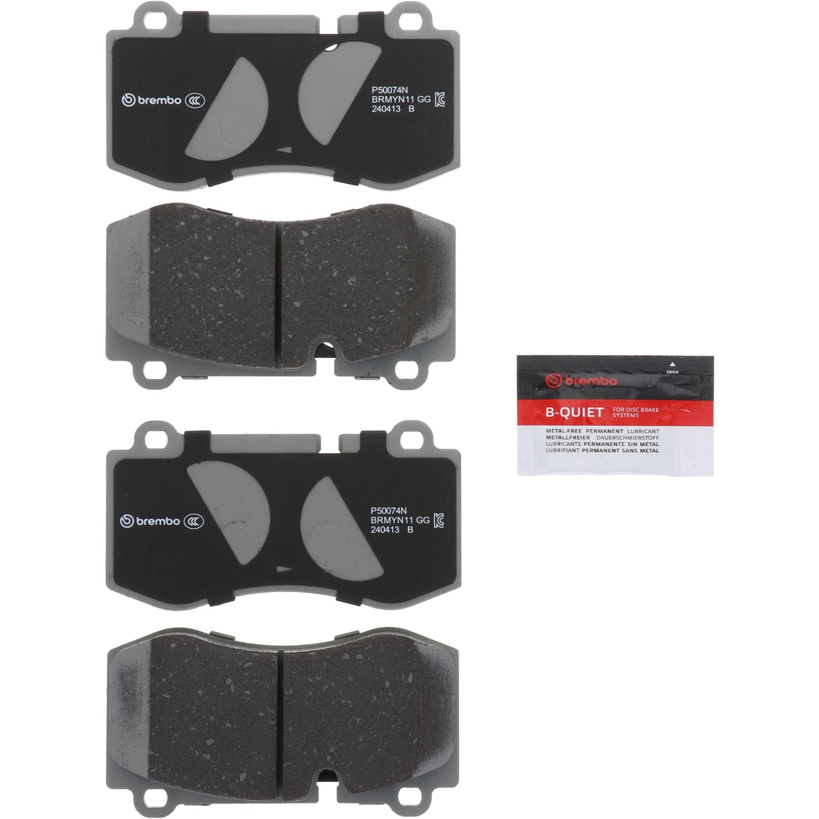 PRIME Ceramic Front Disc Brake Pad Set - P50074N_01
