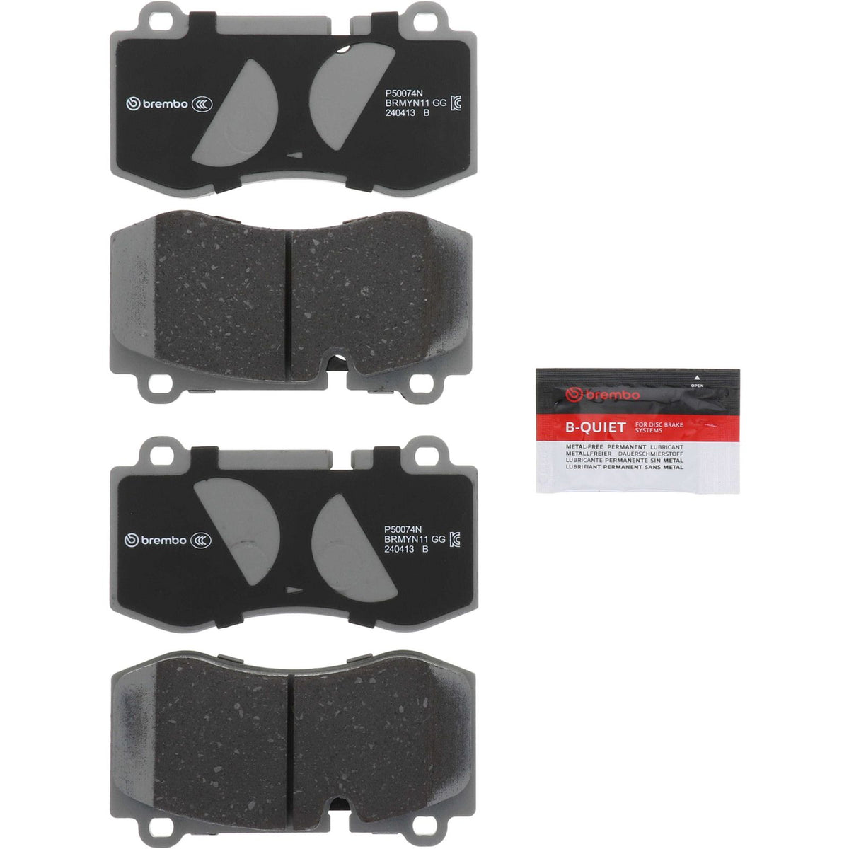 PRIME Ceramic Front Disc Brake Pad Set - P50074N_01