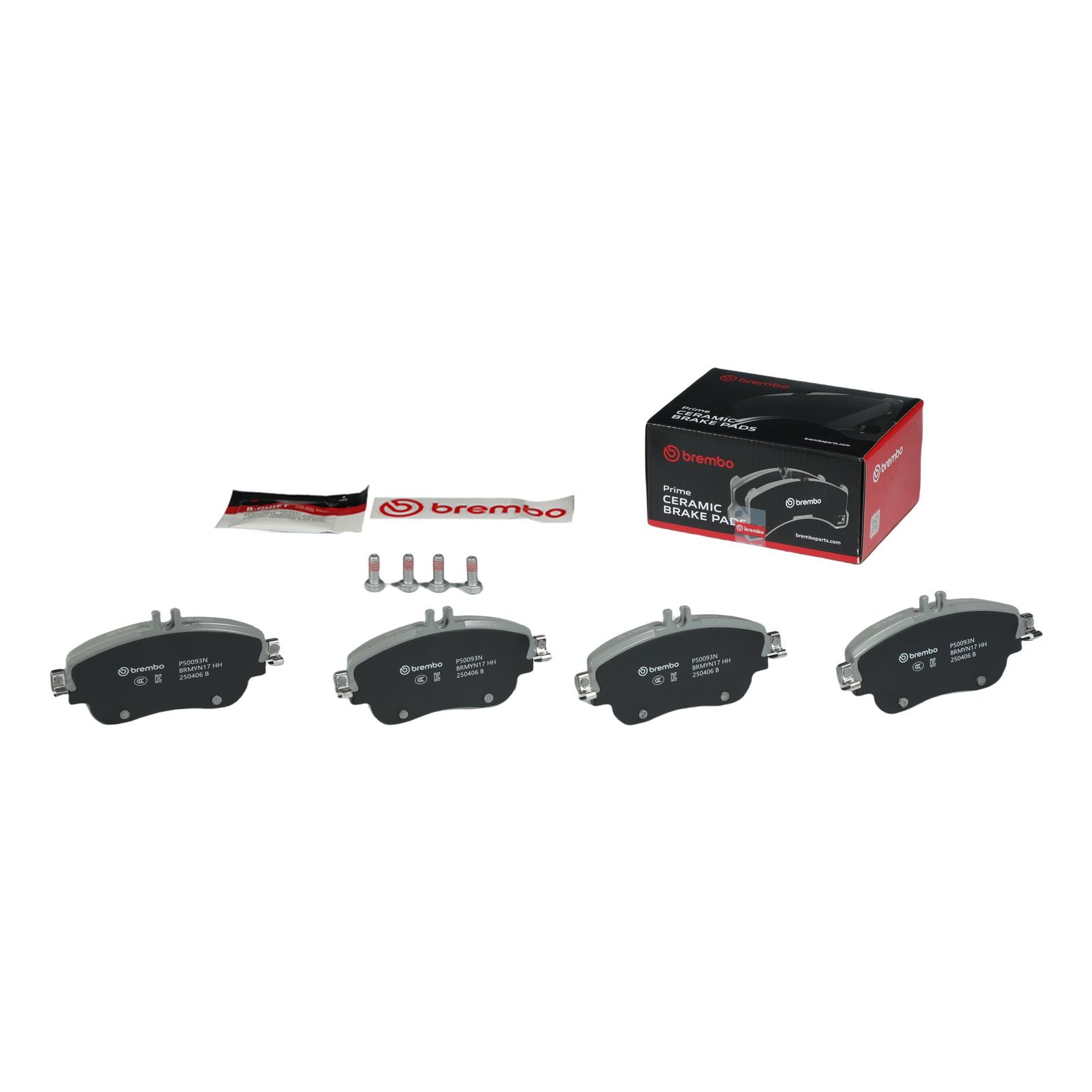 PRIME Ceramic Front Disc Brake Pad Set - P50093N_04