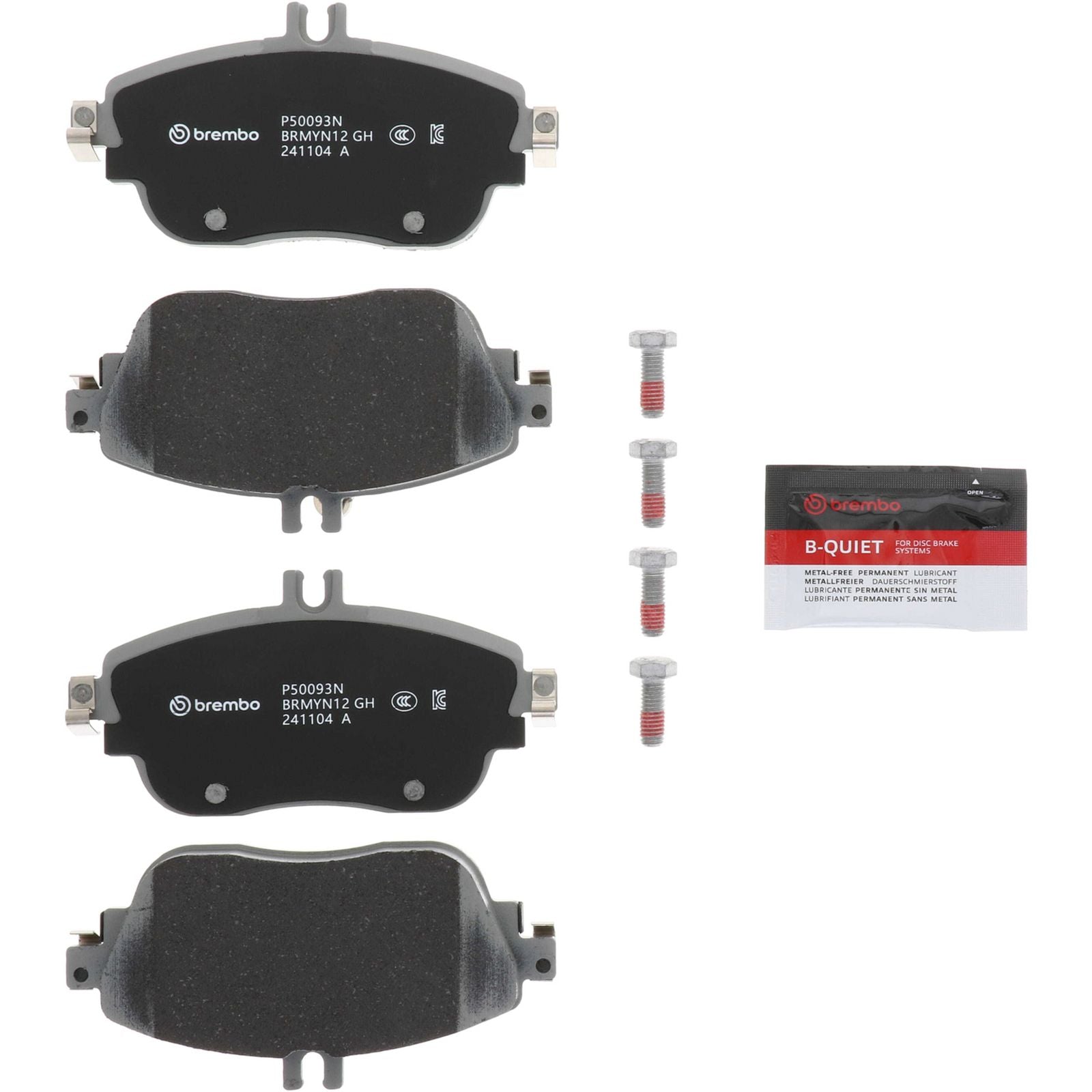 PRIME Ceramic Front Disc Brake Pad Set - P50093N_06