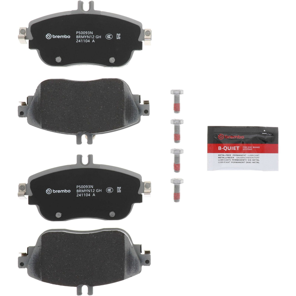 PRIME Ceramic Front Disc Brake Pad Set - P50093N_06