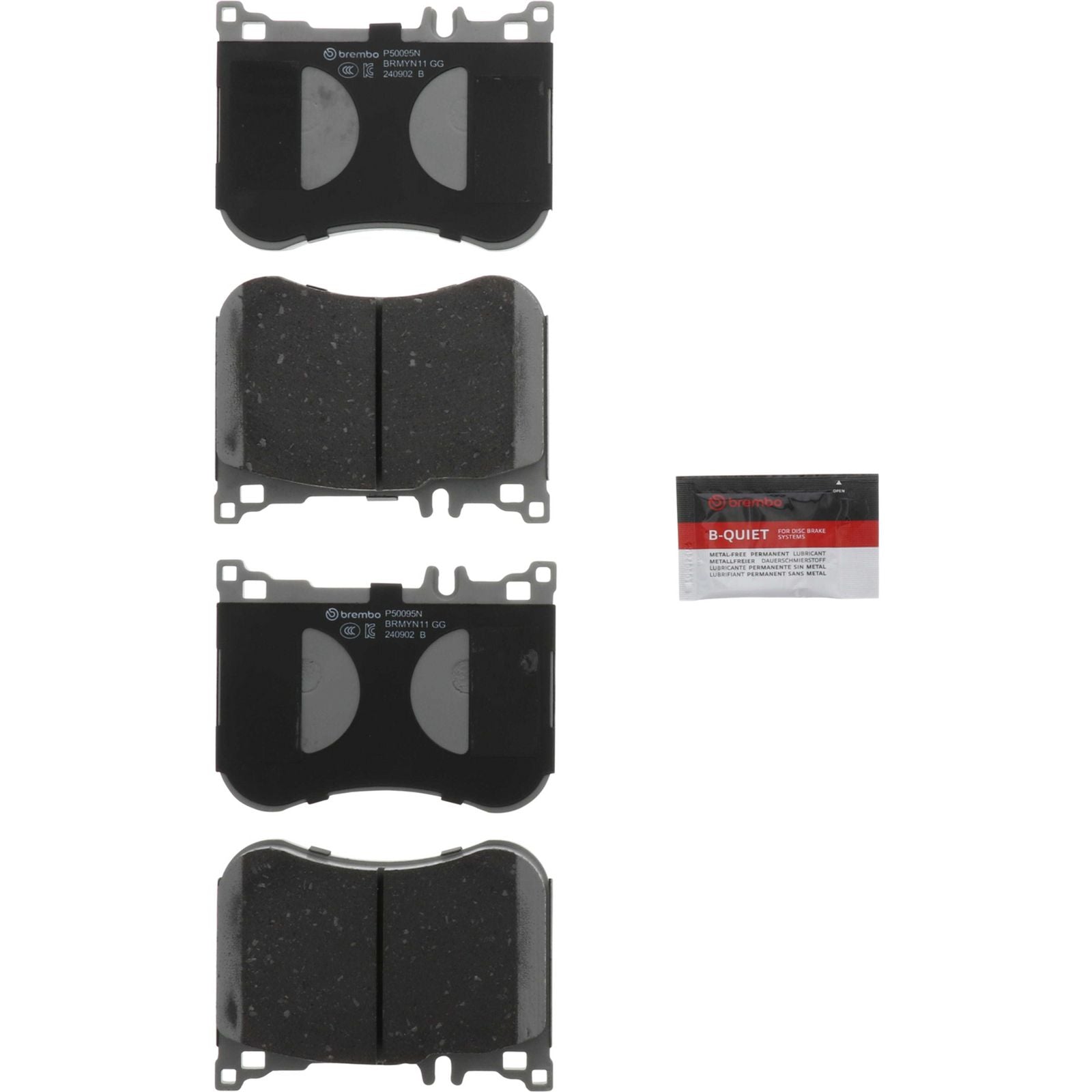 PRIME Ceramic Front Disc Brake Pad Set - P50095N_01