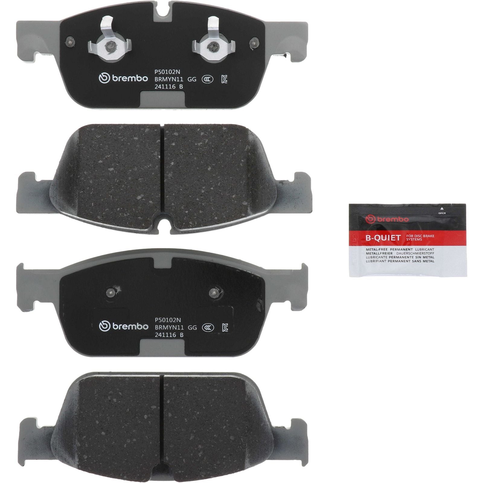 PRIME Ceramic Front Disc Brake Pad Set - P50102N_01