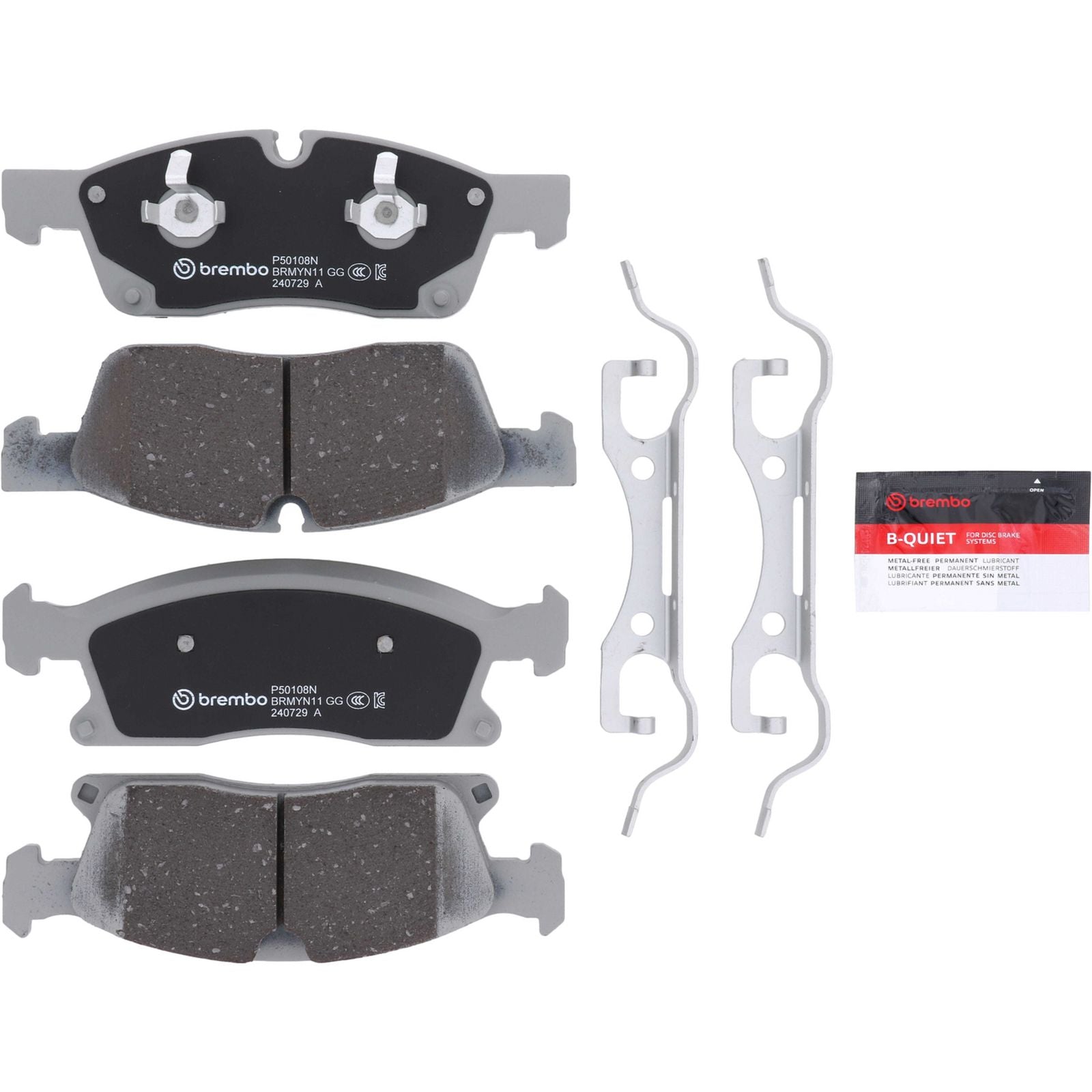 PRIME Ceramic Front Disc Brake Pad Set - P50108N_01