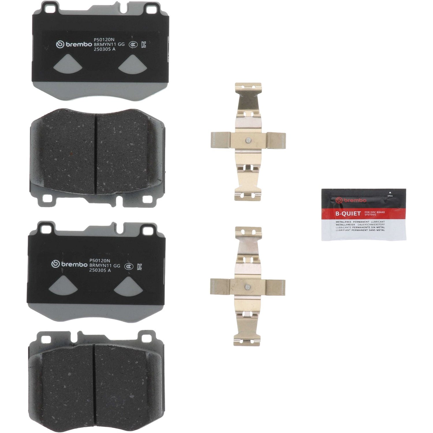 PRIME Ceramic Front Disc Brake Pad Set - P50120N_02