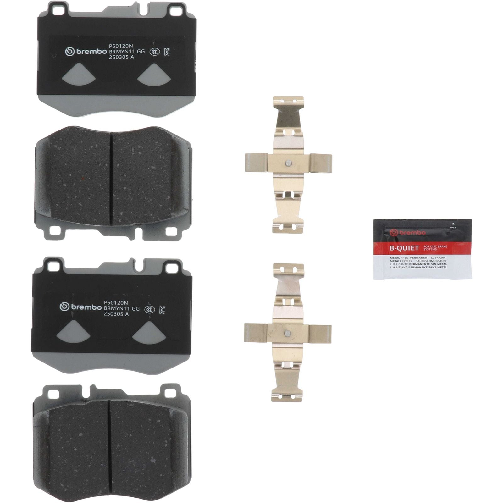 PRIME Ceramic Front Disc Brake Pad Set - P50120N_02