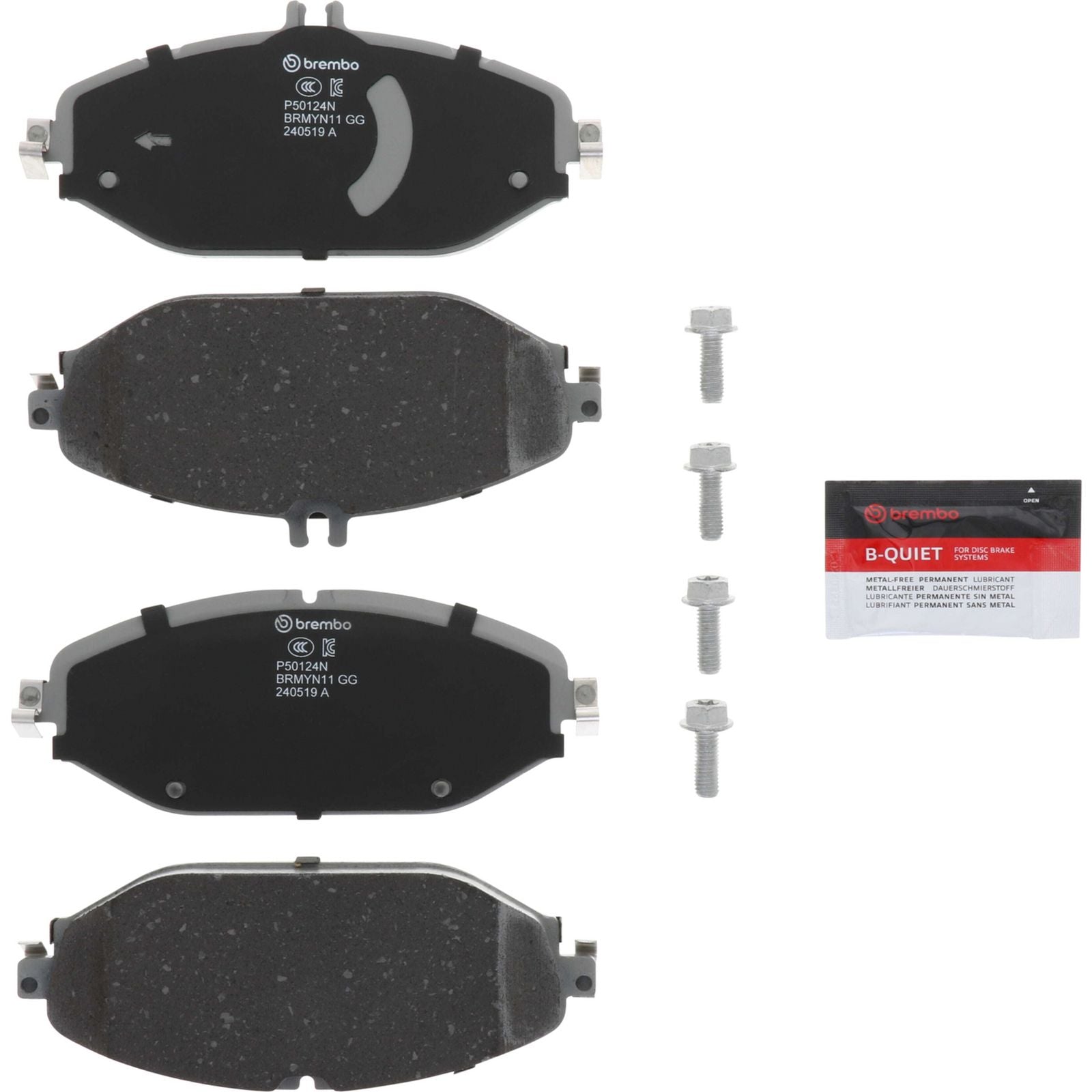 PRIME Ceramic Front Disc Brake Pad Set - P50124N_05