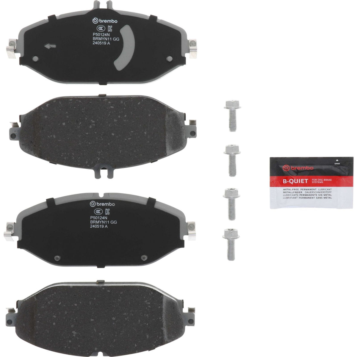PRIME Ceramic Front Disc Brake Pad Set - P50124N_05