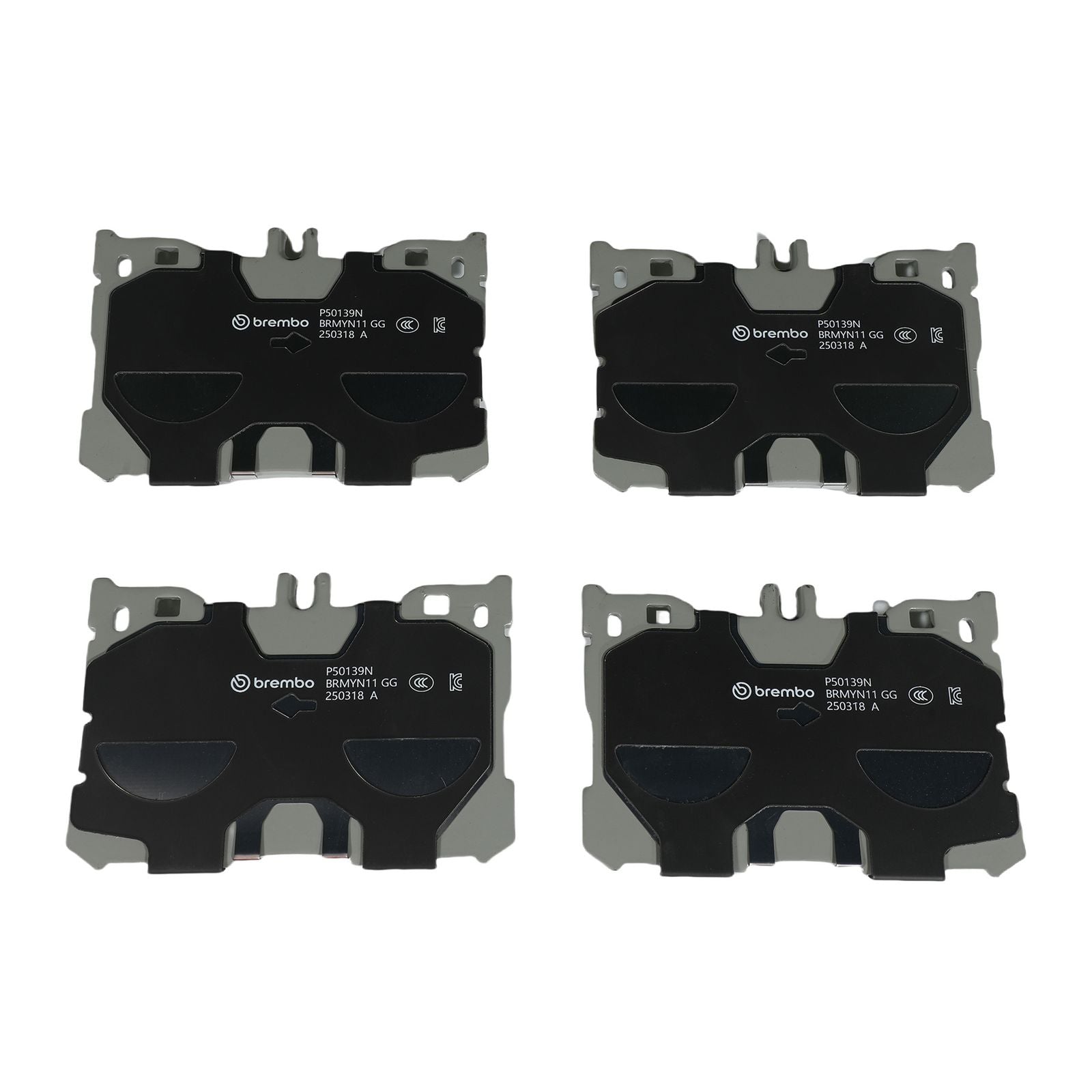 PRIME Ceramic Front Disc Brake Pad Set - P50139N_02