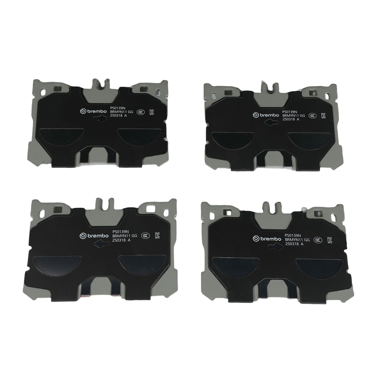 PRIME Ceramic Front Disc Brake Pad Set - P50139N_02