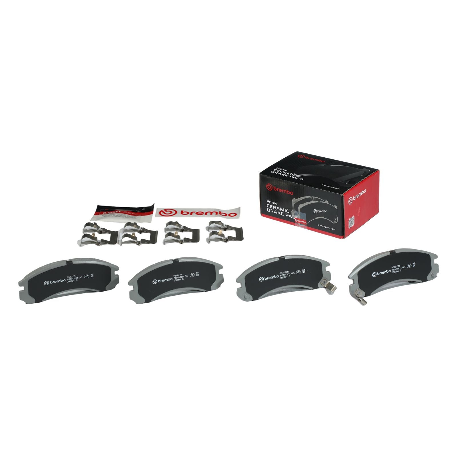 PRIME Ceramic Front Disc Brake Pad Set - P54017N_03