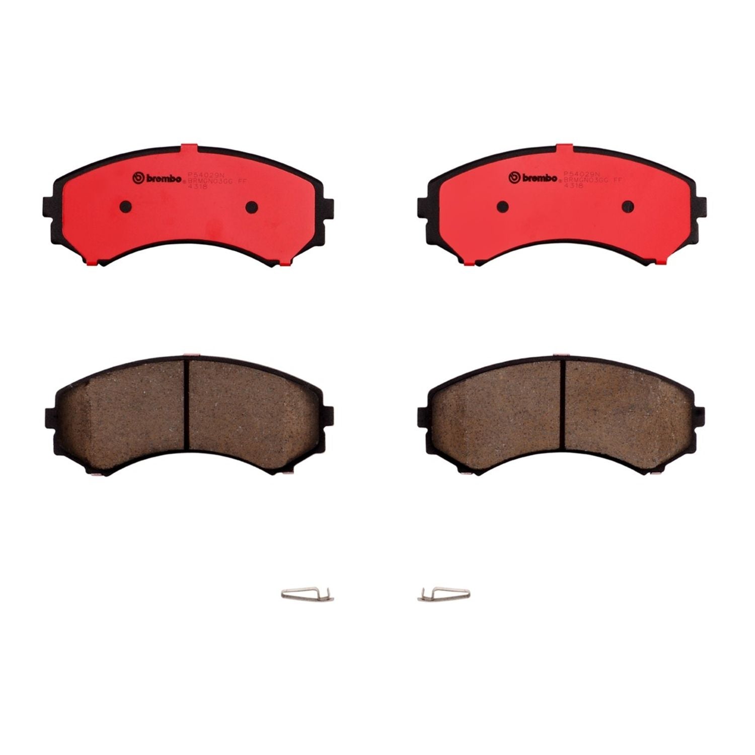 PRIME Ceramic Front Disc Brake Pad Set - P54029N_02