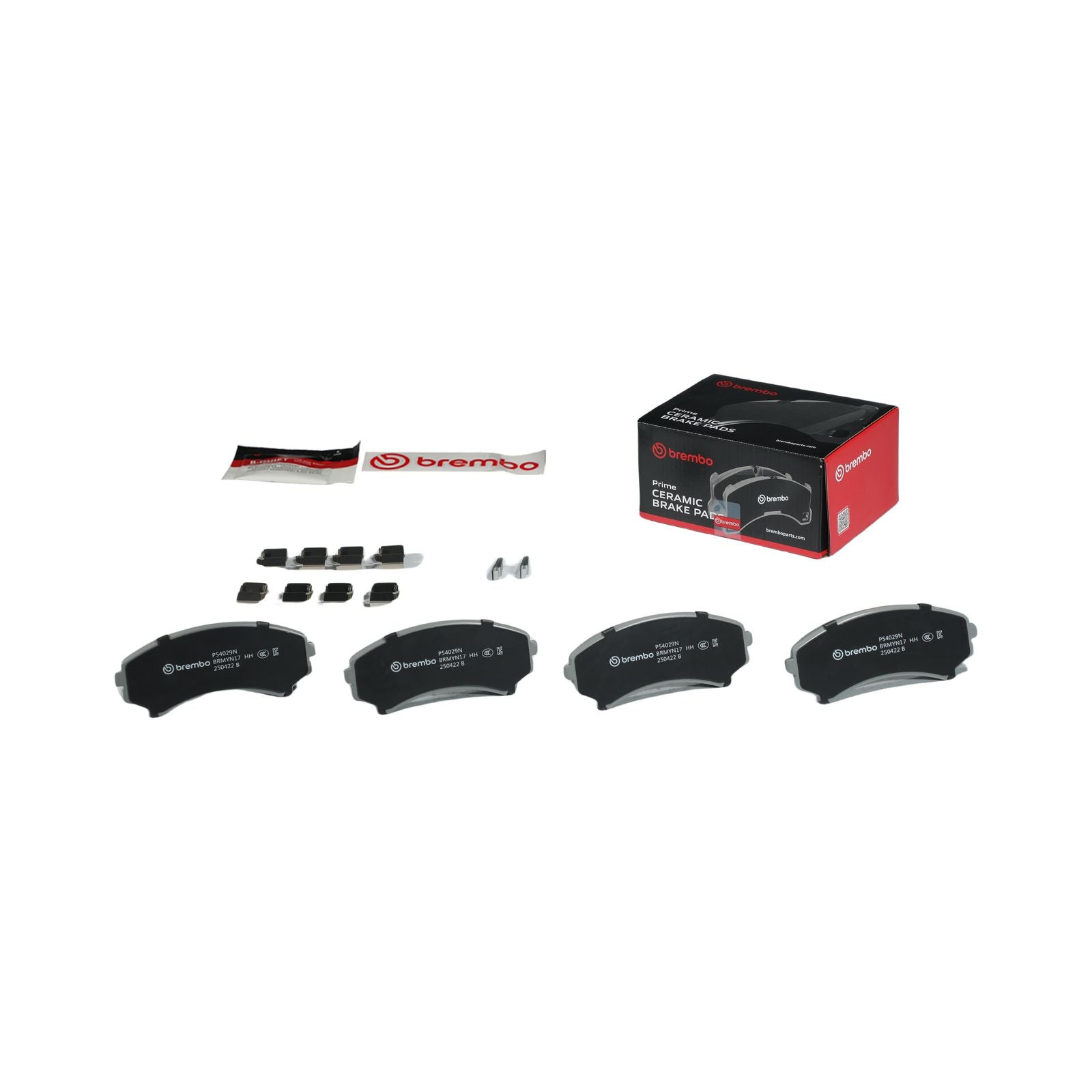 PRIME Ceramic Front Disc Brake Pad Set - P54029N_02
