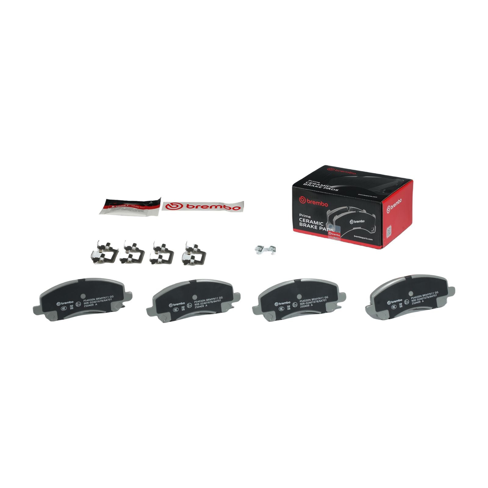 PRIME Ceramic Front Disc Brake Pad Set - P54030N_04