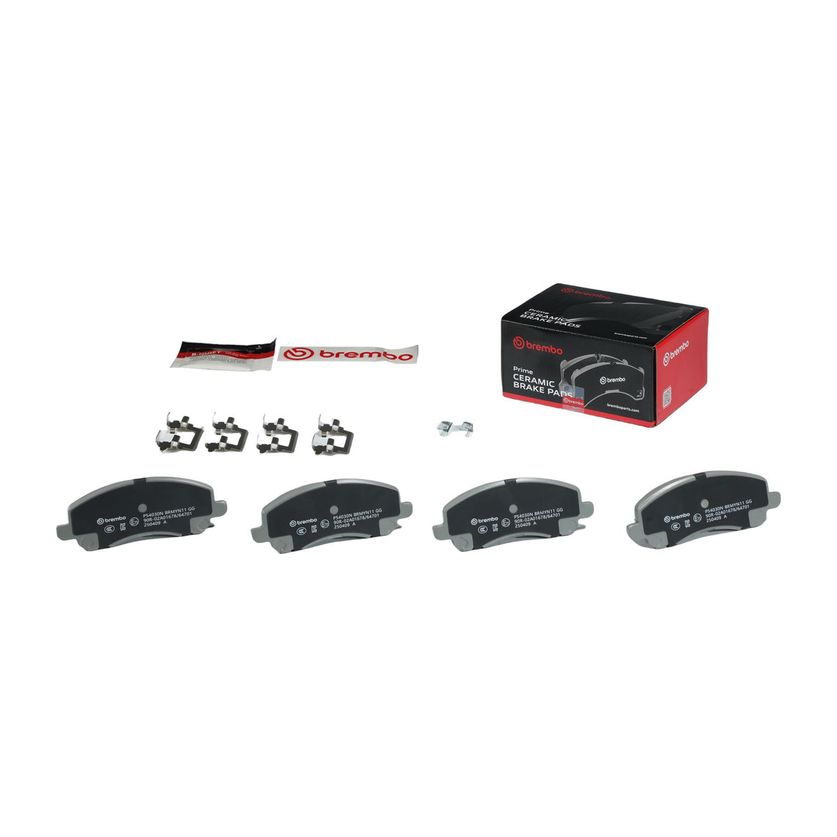 PRIME Ceramic Front Disc Brake Pad Set - P54030N_05