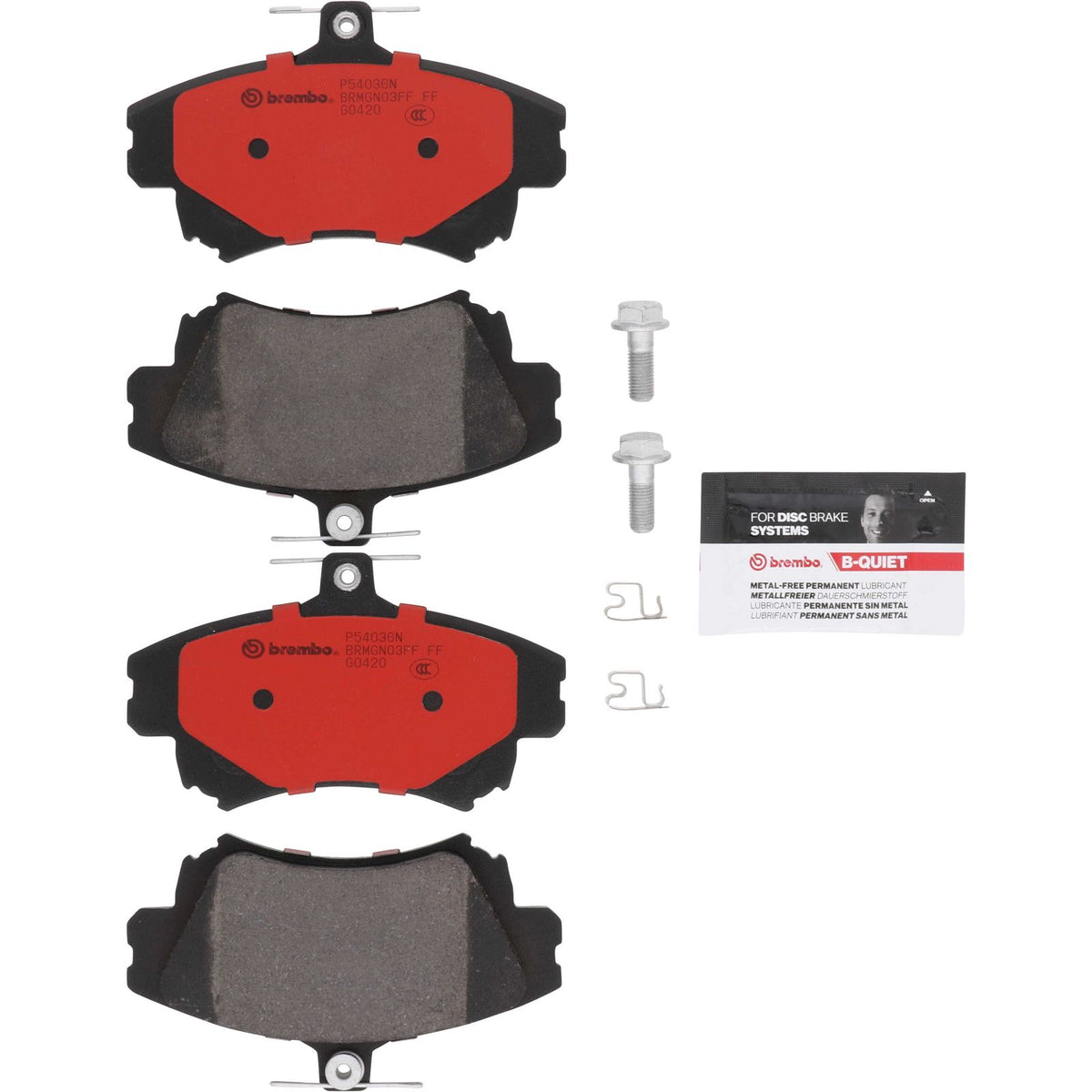 PRIME Ceramic Front Disc Brake Pad Set - P54036N_02