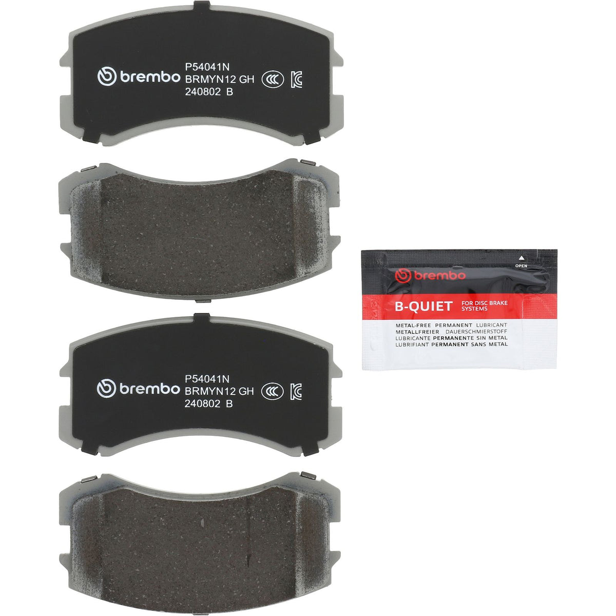 PRIME Ceramic Front Disc Brake Pad Set - P54041N_02