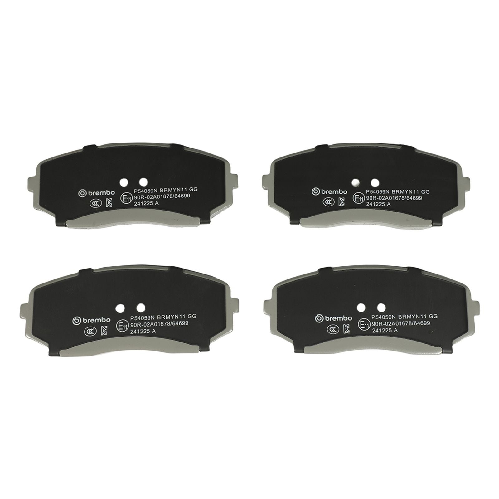 PRIME Ceramic Front Disc Brake Pad Set - P54059N_01