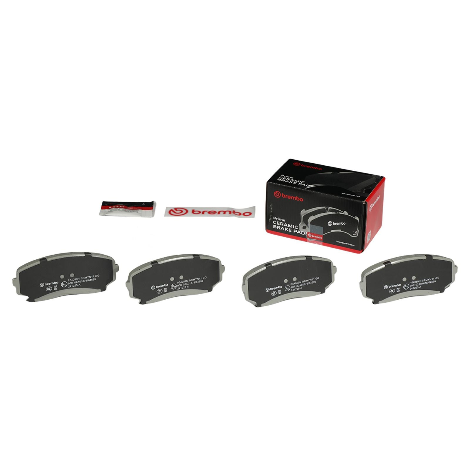 PRIME Ceramic Front Disc Brake Pad Set - P54059N_02