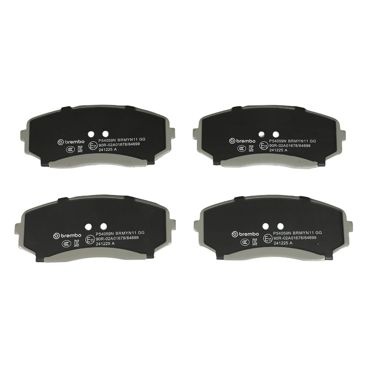 PRIME Ceramic Front Disc Brake Pad Set - P54059N_02