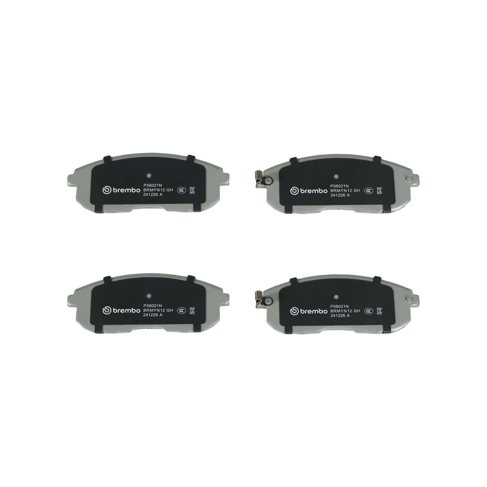 PRIME Ceramic Front Disc Brake Pad Set - P56021N_02