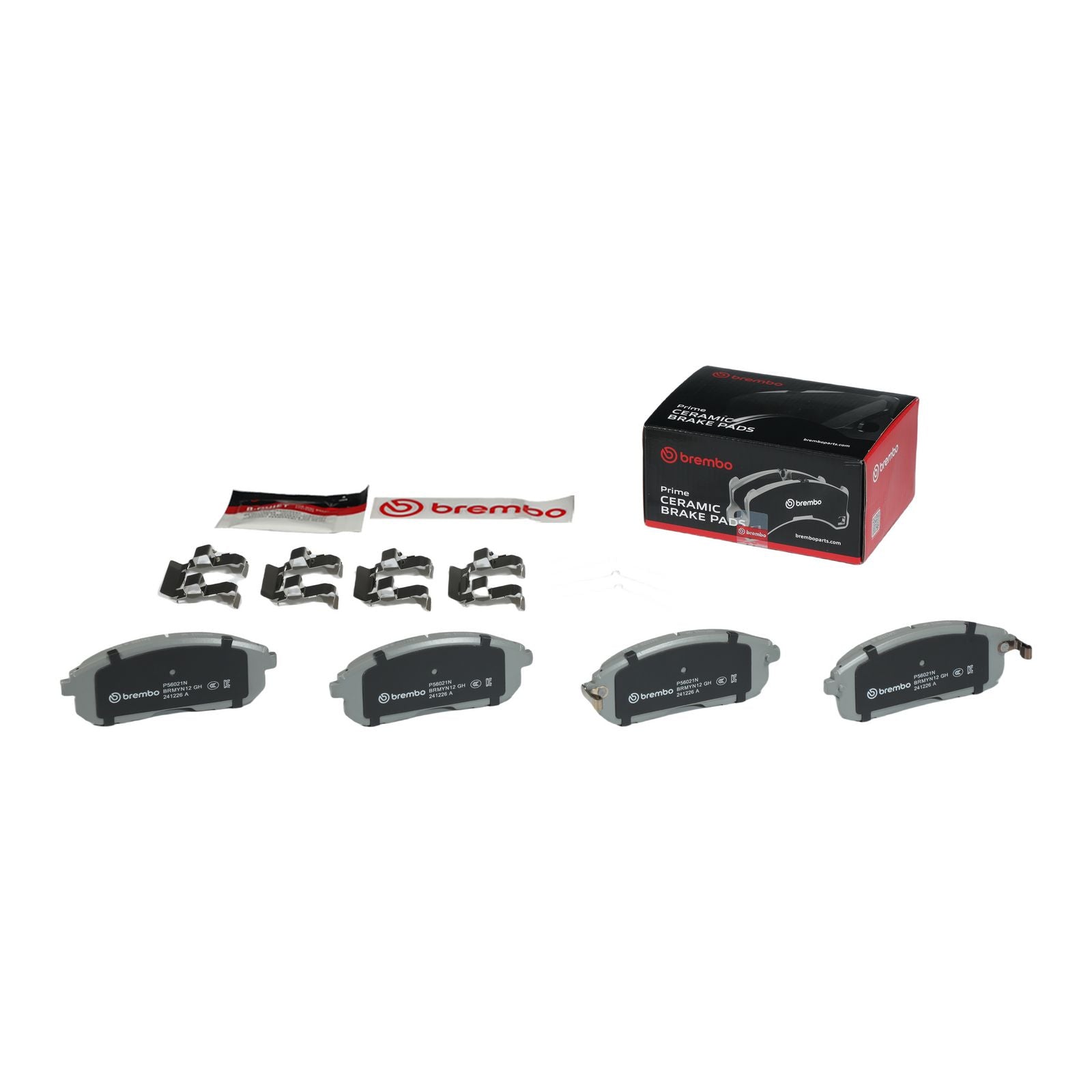 PRIME Ceramic Front Disc Brake Pad Set - P56021N_03