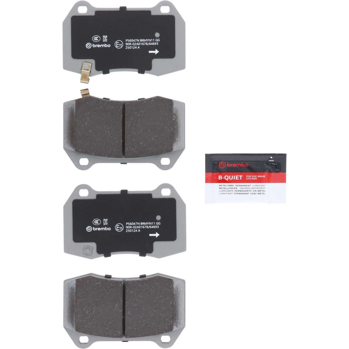 PRIME Ceramic Front Disc Brake Pad Set - P56047N_02