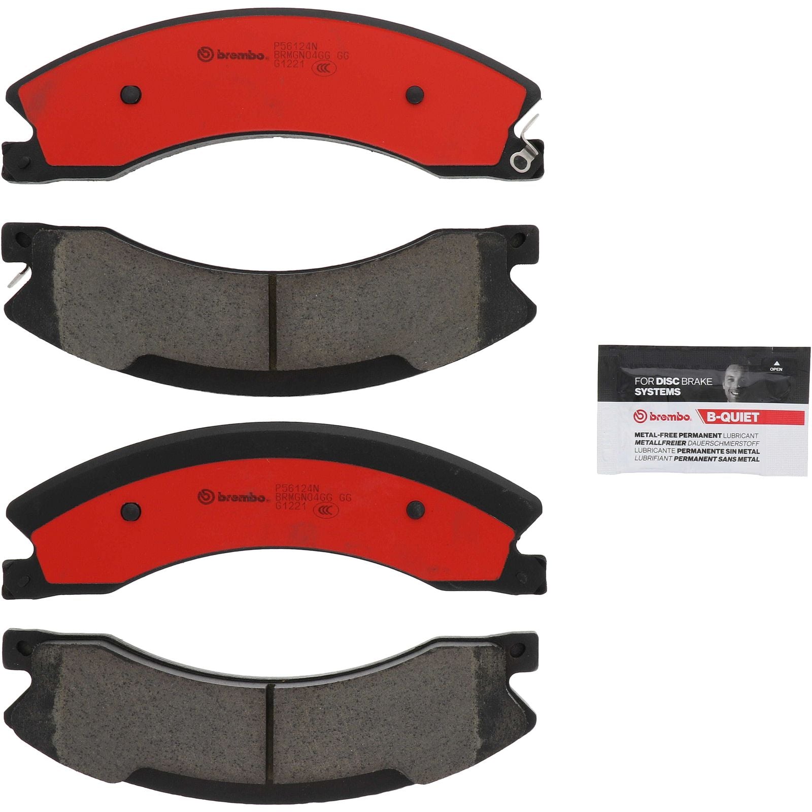 PRIME Ceramic Front Disc Brake Pad Set - P56124N_02