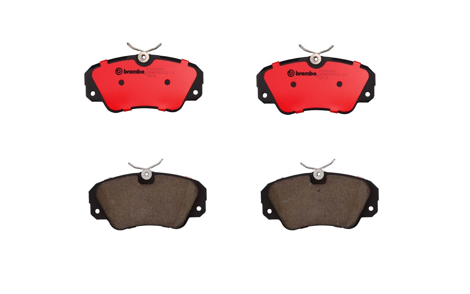 PRIME Ceramic Front Disc Brake Pad Set - P59016N_01